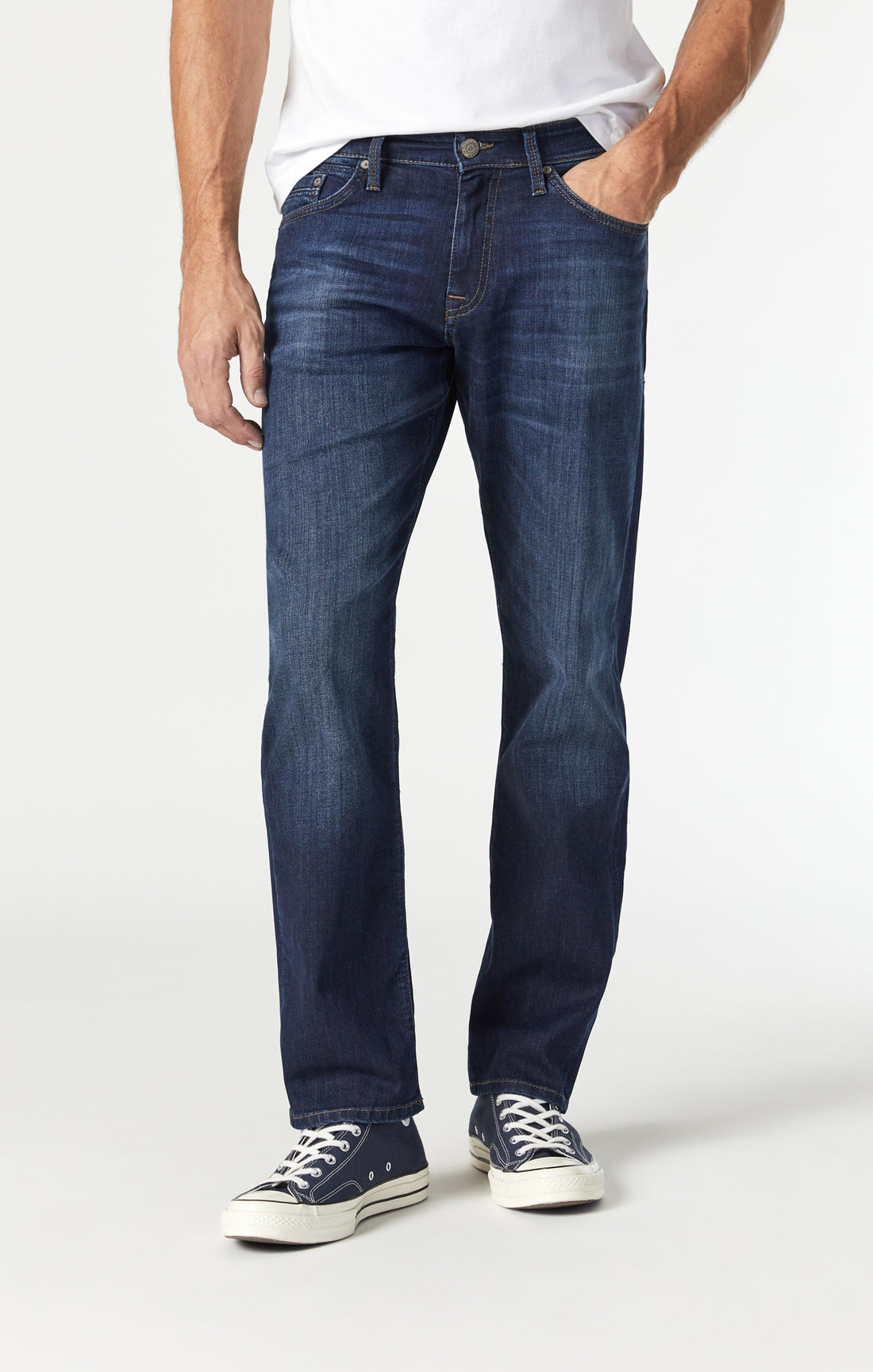 Mavi Men's Myles Straight Leg In Dark Williamsburg