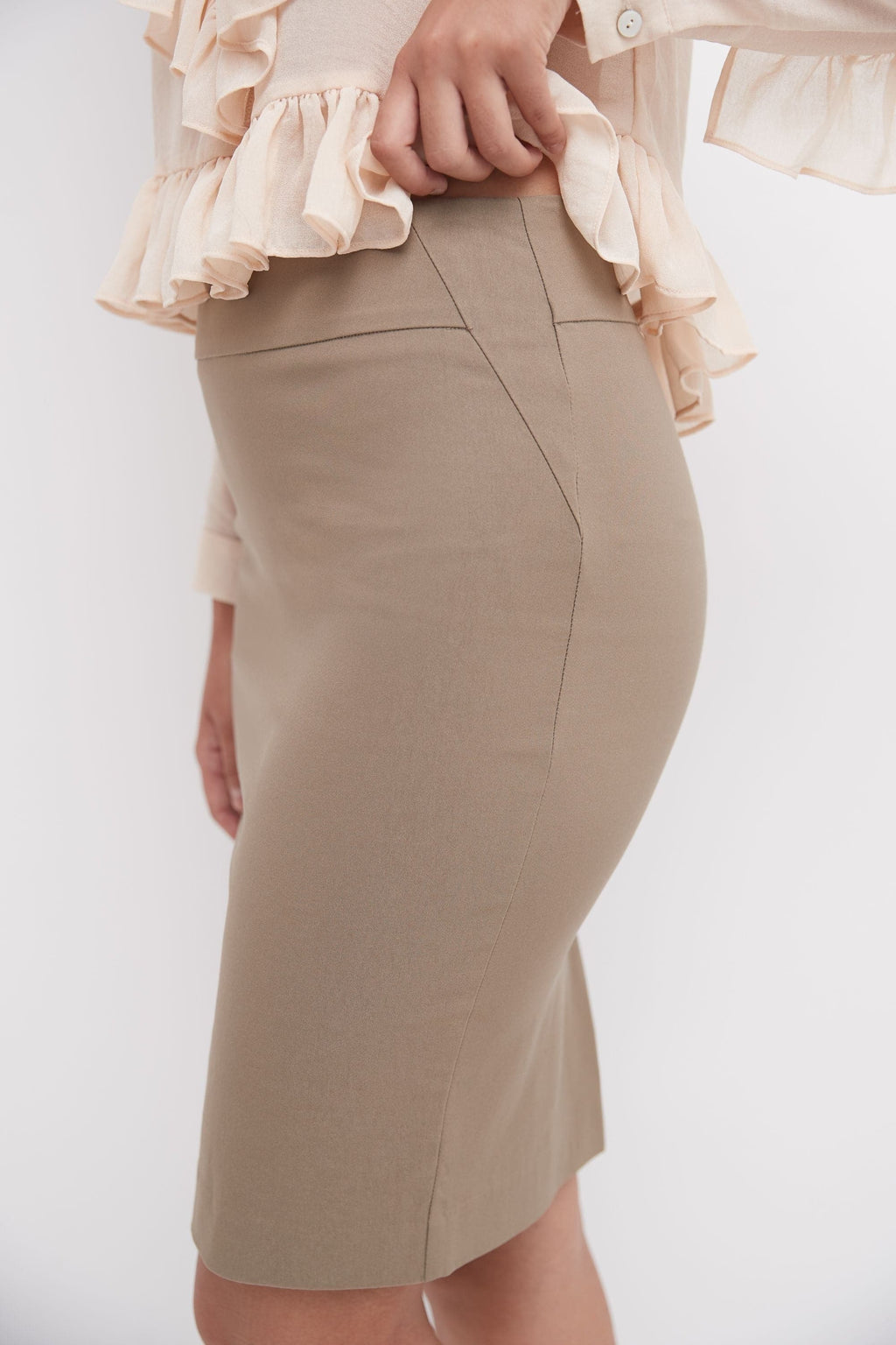 midi pencil skirt