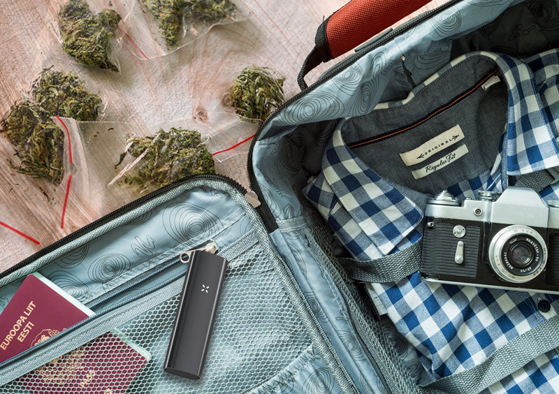 cómo viajar con marihuana