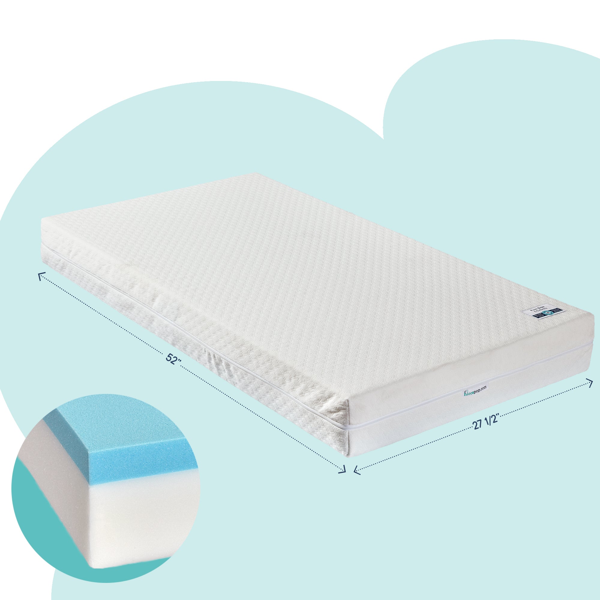 baby bed foam mattress