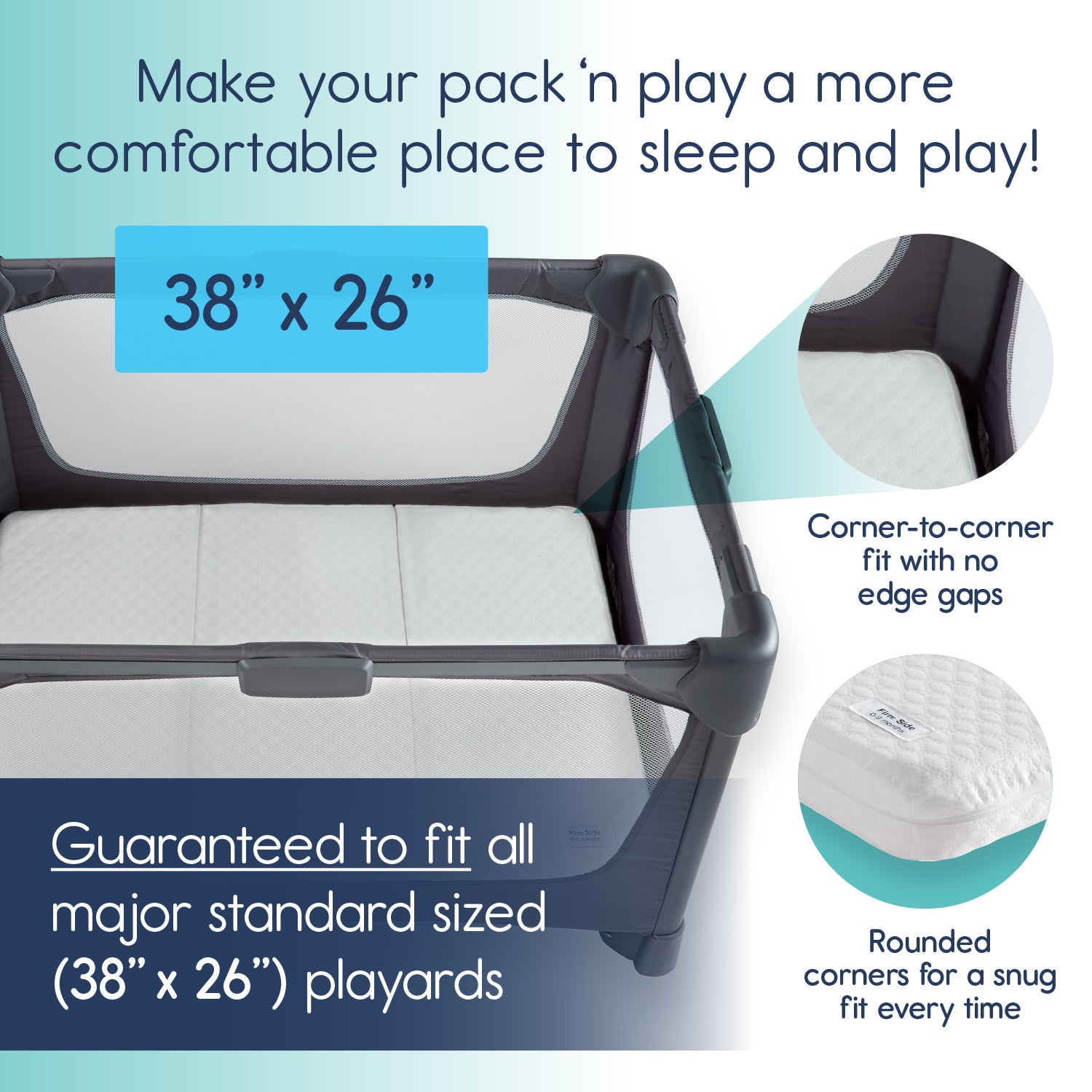 travel pack and play mattress