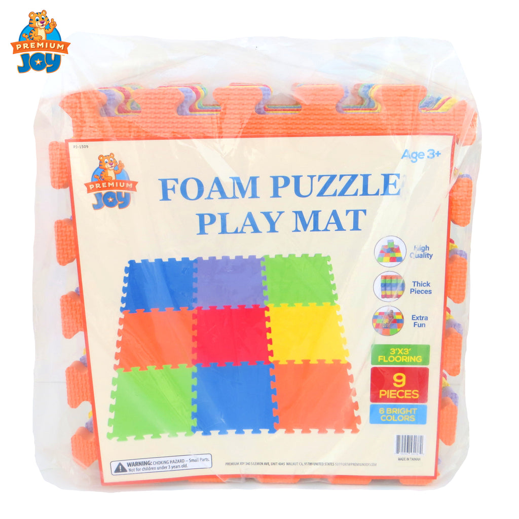 Foam Puzzle Play Mat For Kids 9 Pieces Premium Joy