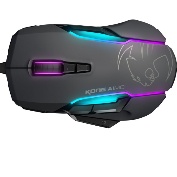 Roccat Kone Aimo Rgba Smart Customisation Gaming Mouse Grey Regular Price 69 99