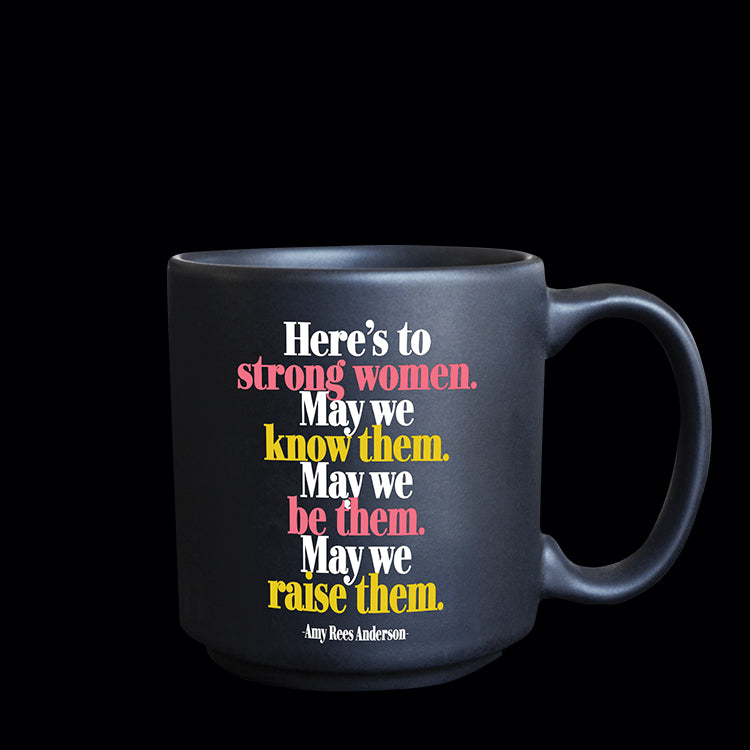 "strong women" mini mug