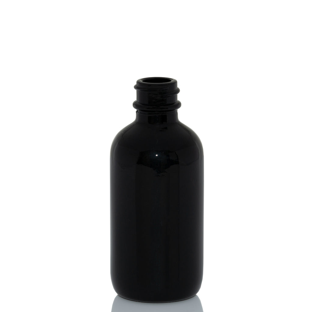 2 Oz Black Glass Bottle With 20 400 Neck Voyageur Soap Candle   2oz Black Glass Bottle With 20 400 Neck No Closure 1024x1024 