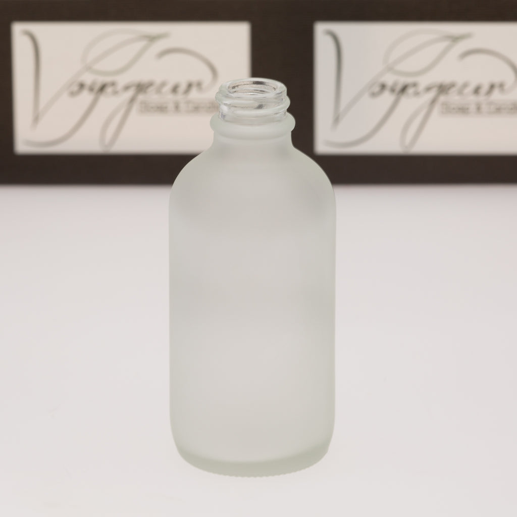Download 4 oz Frosted Glass Bottle with 22-400 Neck - Voyageur Soap ...