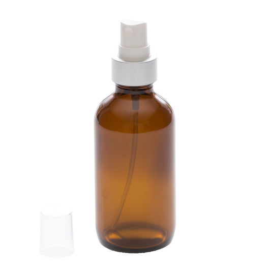 4 oz. Amber Glass Bottle (24-400 Neck Size) - AromaTools®