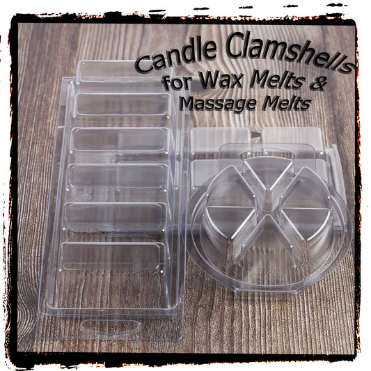 Candle Clamshell Containers - Pie Shaped Tart Mold