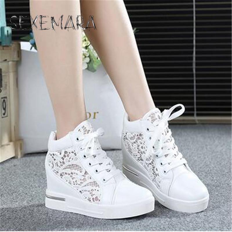 Summer Hidden Wedge Heels Shoes Fashion 