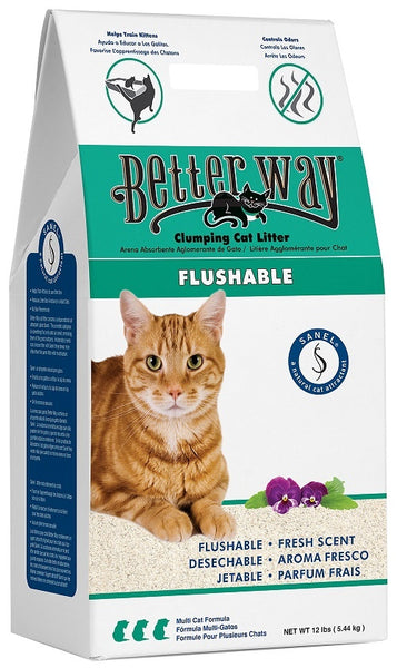 flushable kitty litter