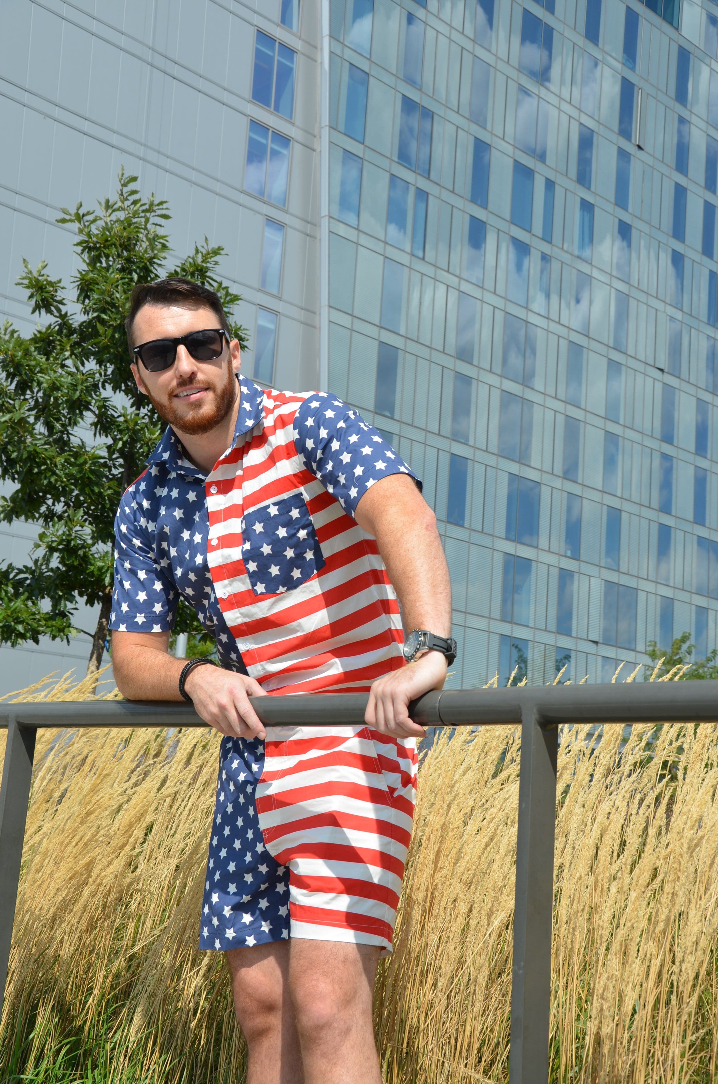 Male Romper - America! – Zesties Inc