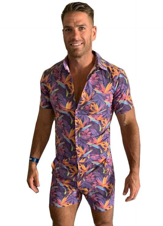 Male Romper - Paradise