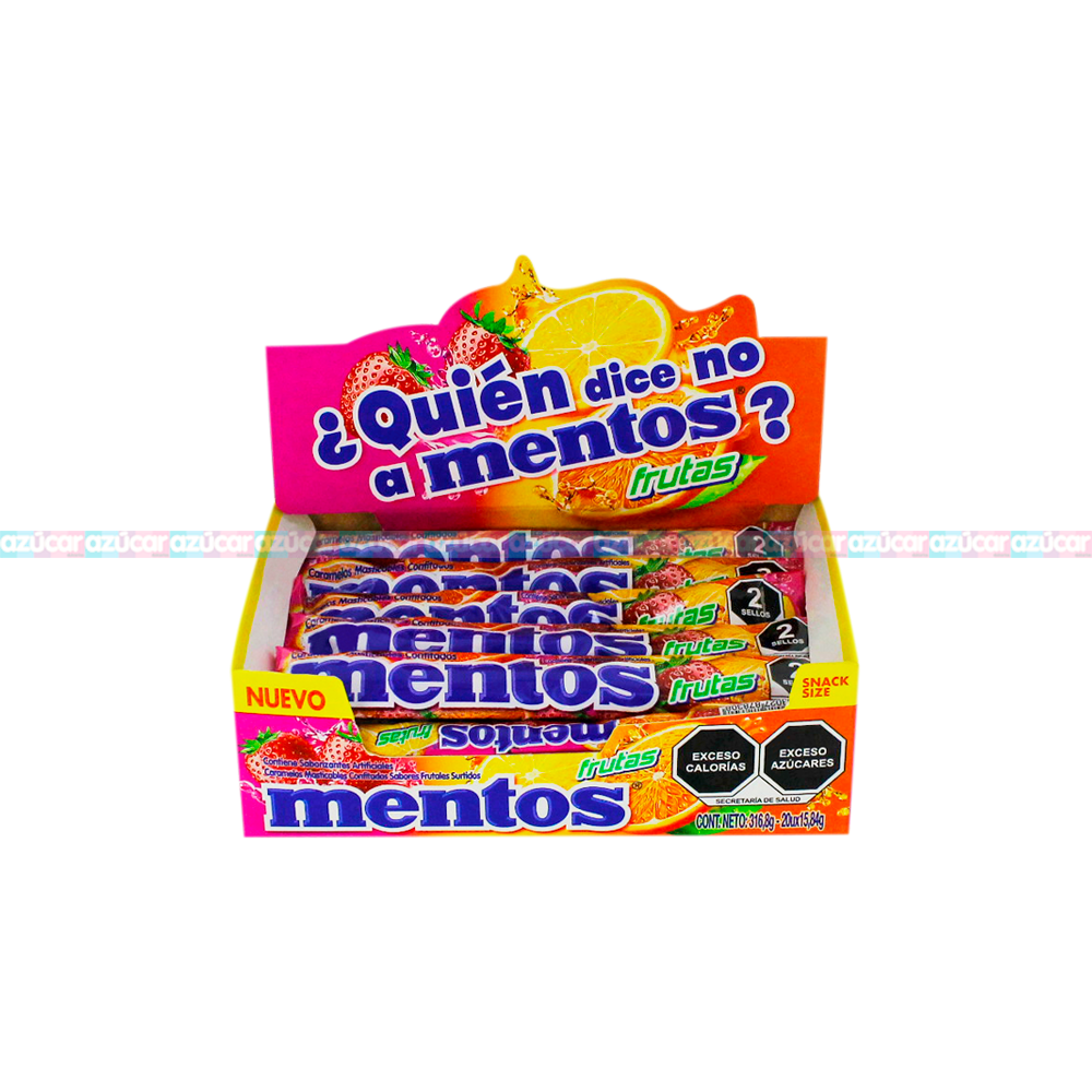 Mentos Frutas F P 6p 2020 Azúcar Dulcerías 6262