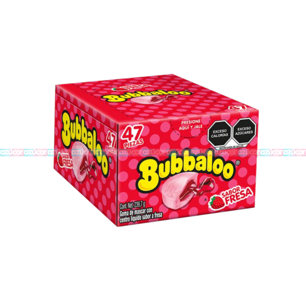 Bubbaloo Fresa 3247 Azúcar Dulcerías 4506