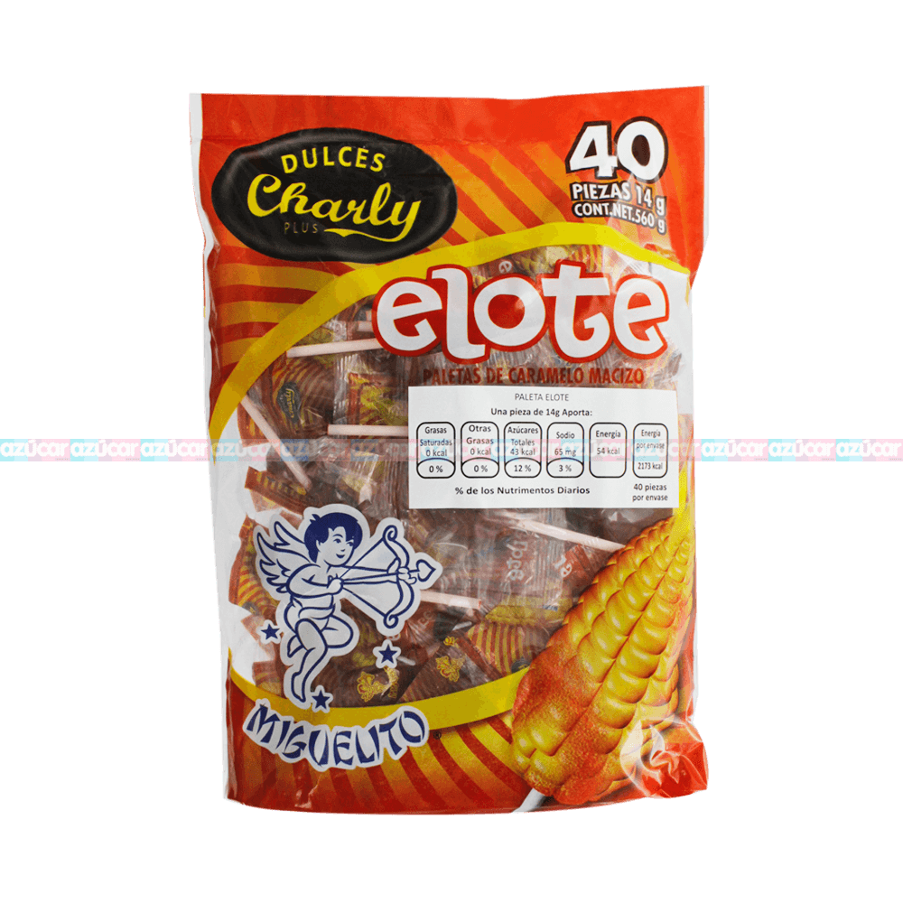 PAL CHARLY ELOTE 24/40 – Azúcar Dulcerías