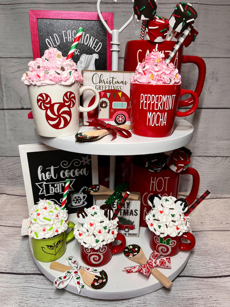 Mickey Mouse Christmas Whipped Topping Mug