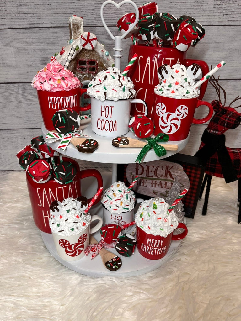 Peppermint Mocha Christmas Whipped Topping Mug