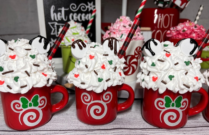 Mickey Mouse Christmas Whipped Topping Mug