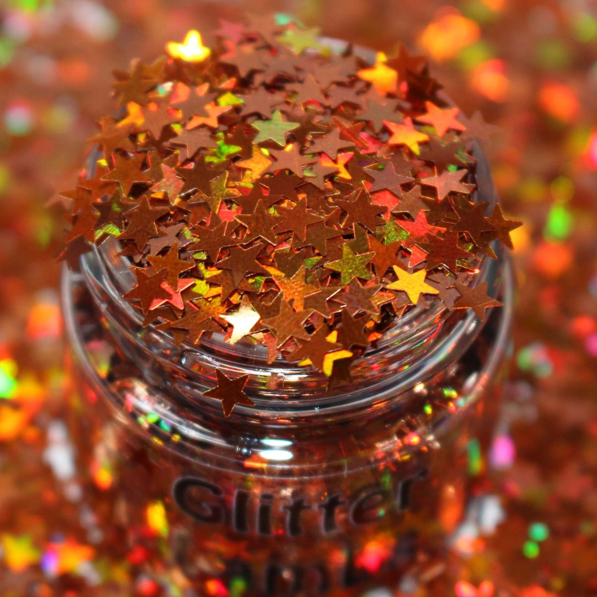 Top Secret Project Burnt Orange Holographic Cosmetic Glitter (.004) by   – Glitter Lambs