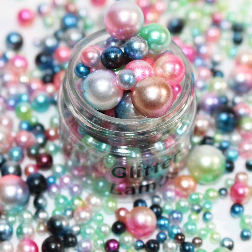 Ghost Particles (3-10mm) Beads No Hole – Glitter Lambs