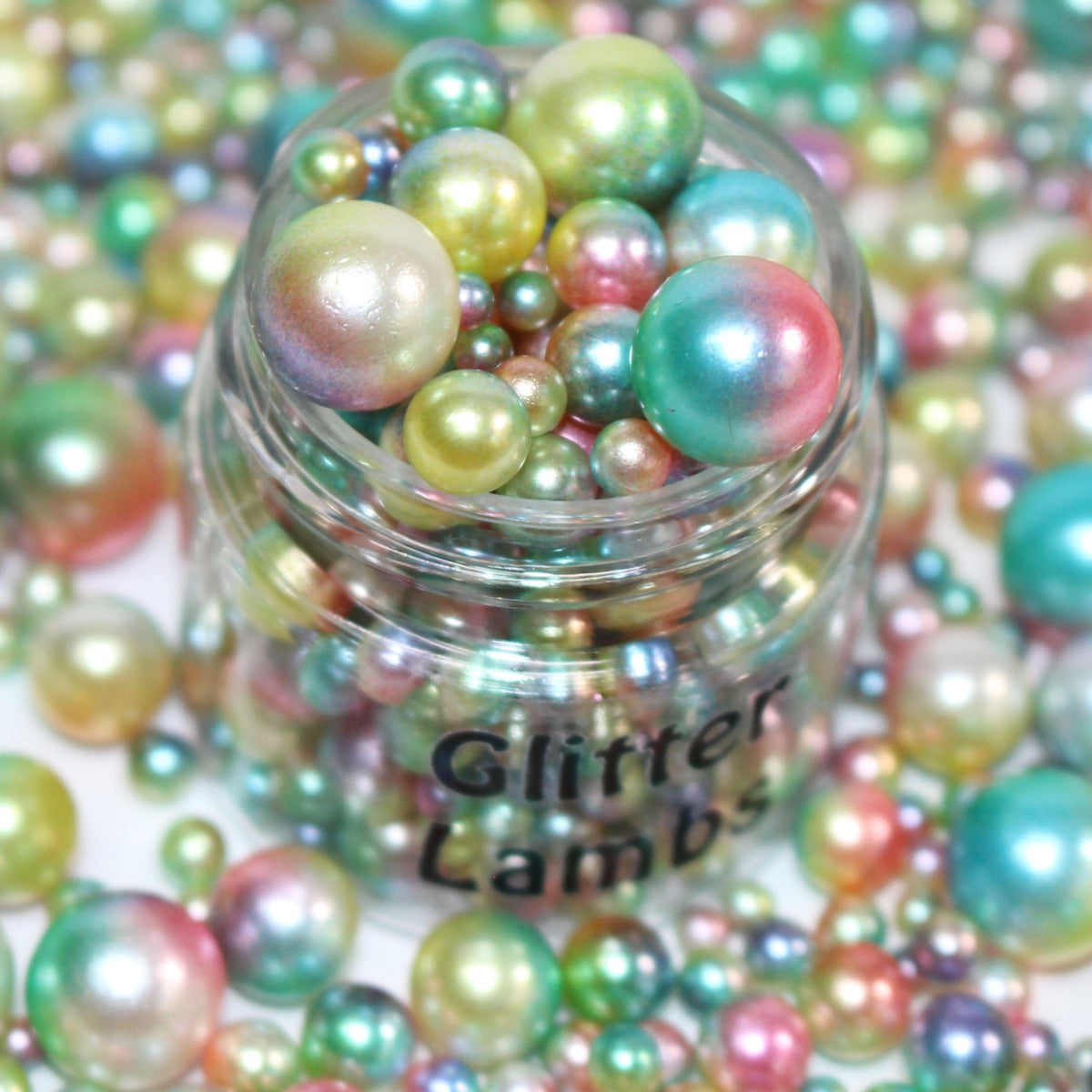 Ghost Particles (3-10mm) Beads No Hole – Glitter Lambs