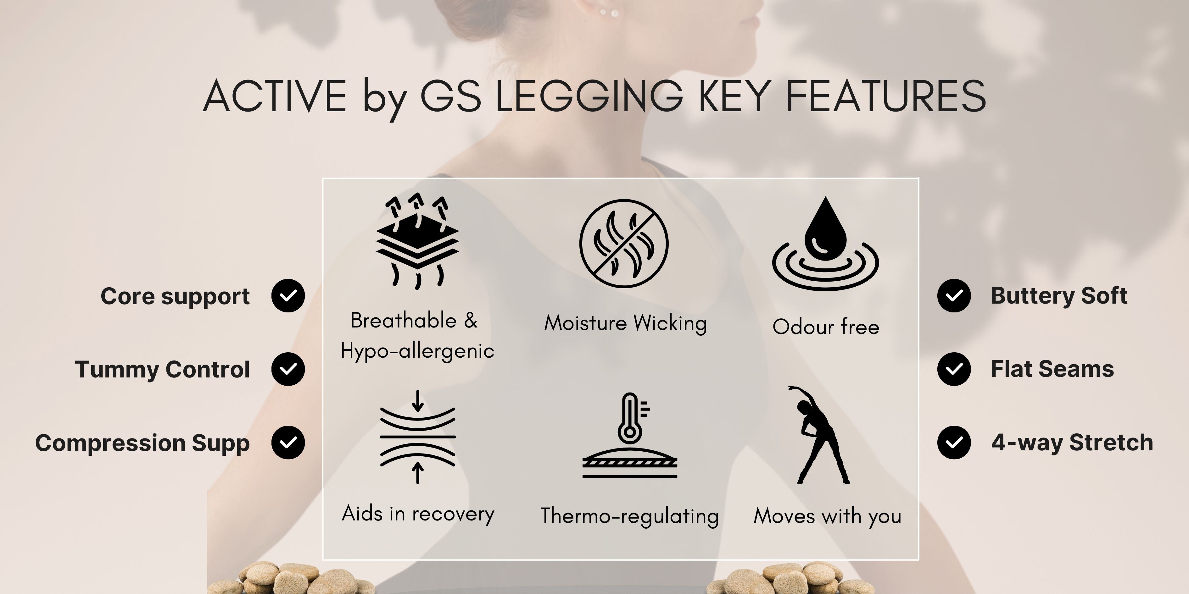 Leggings Features & Design Active by GS