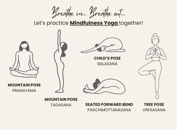 Yoga poses for mindfulness practice