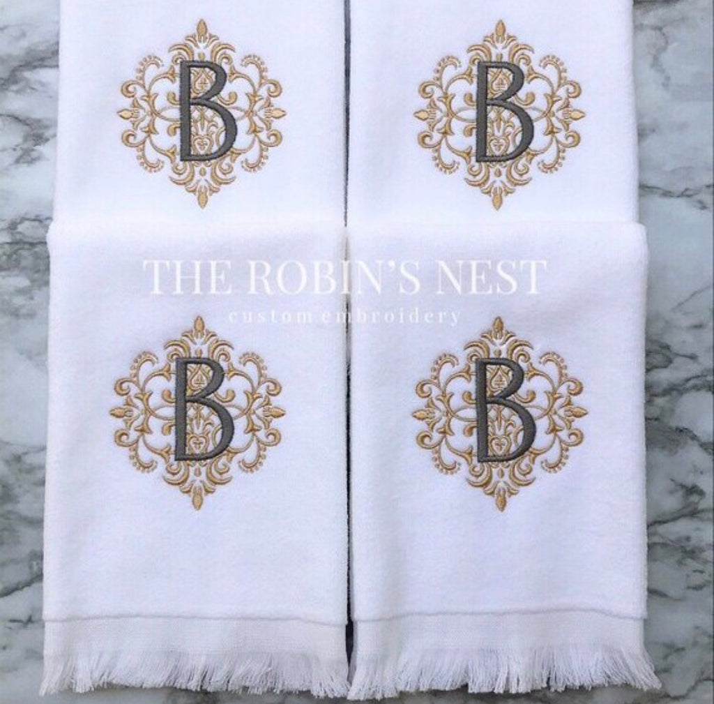 monogrammed hooded baby blankets