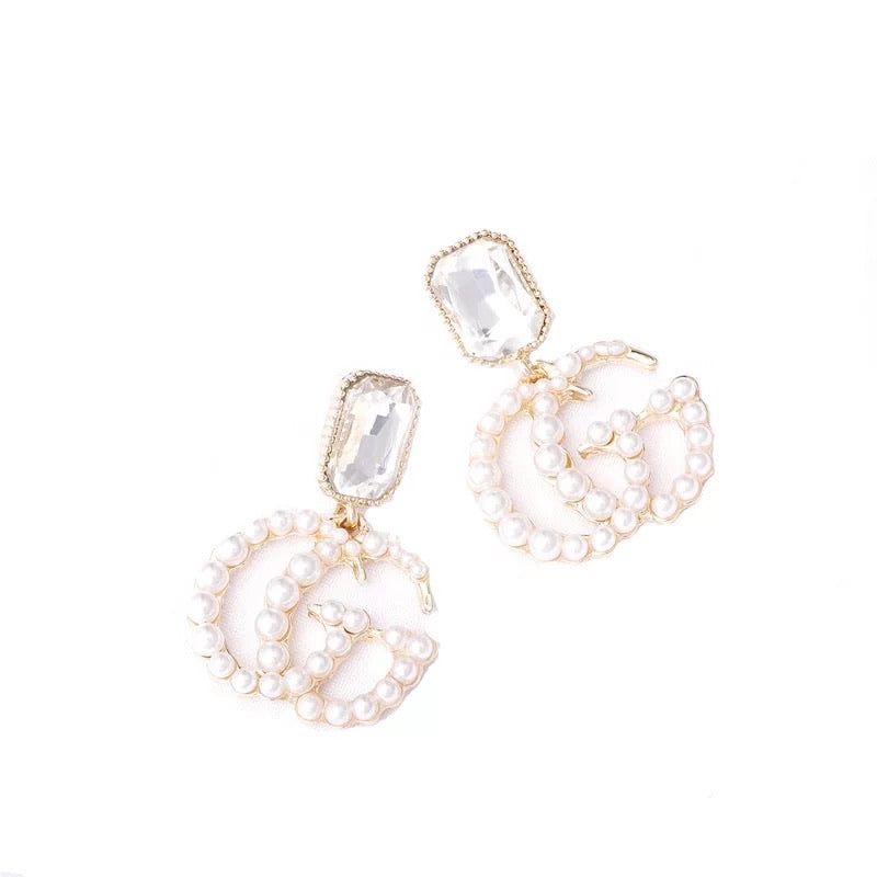gg pearl earrings