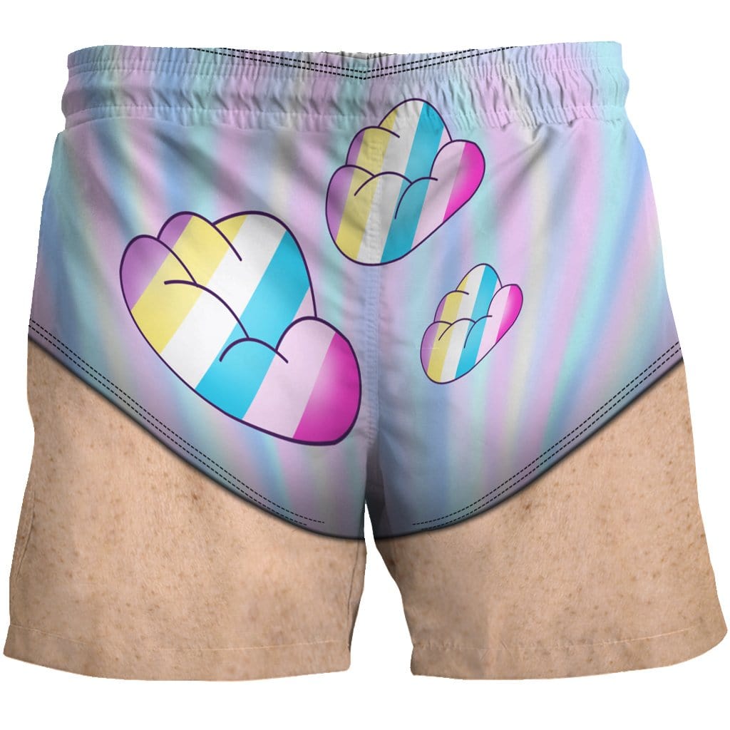 unicorn swim shorts