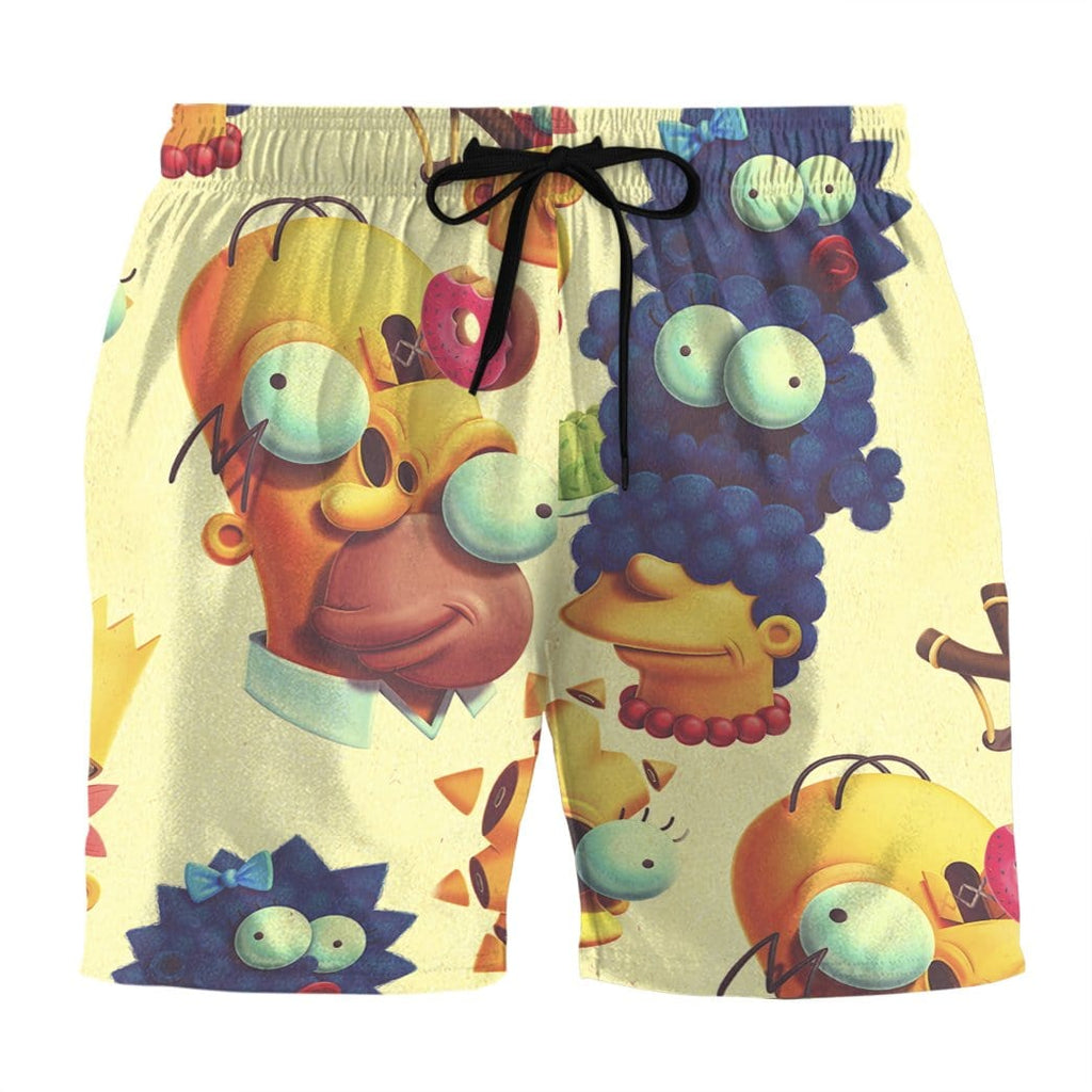 simpsons swim trunks