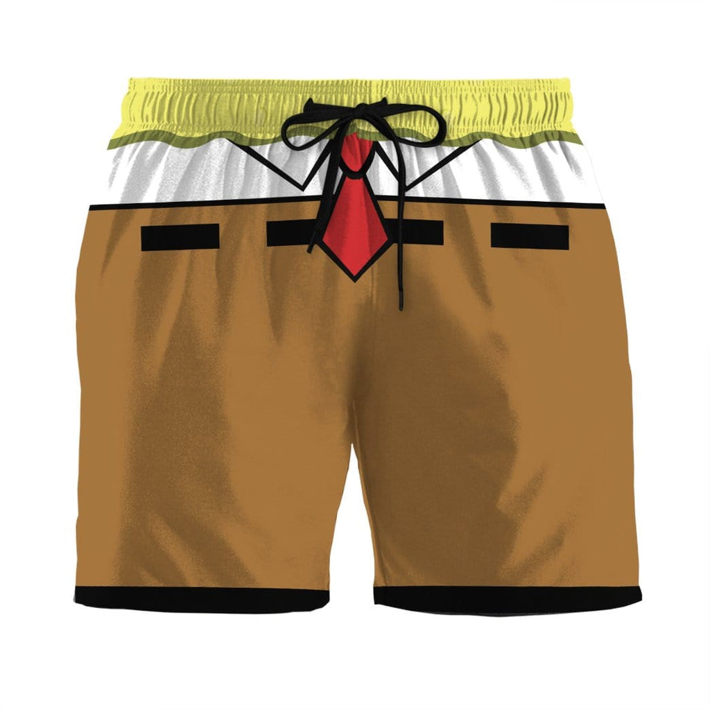 spongebob swim trunks mens