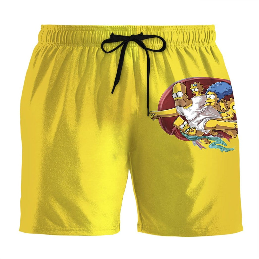 simpsons swim trunks