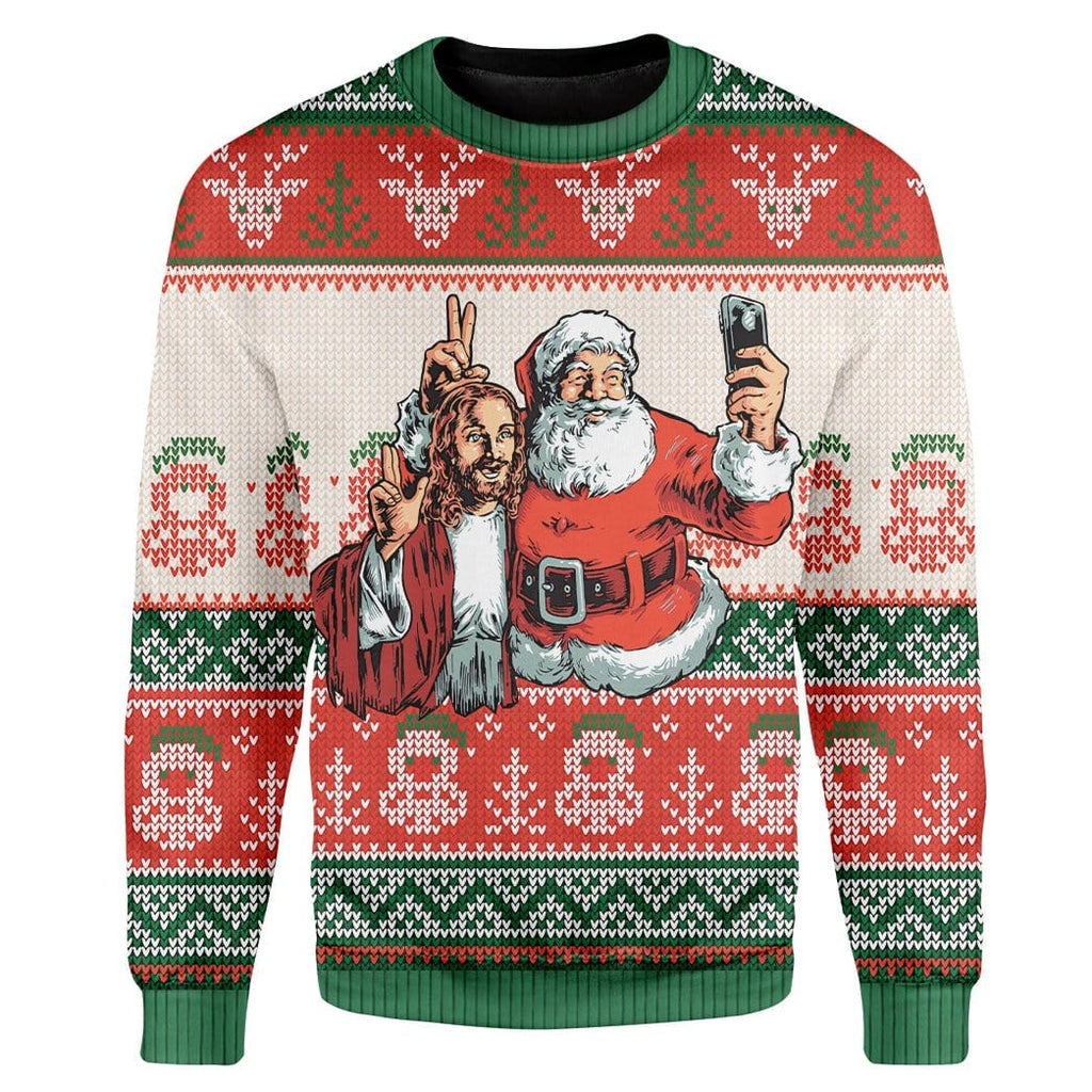 santa jesus sweater