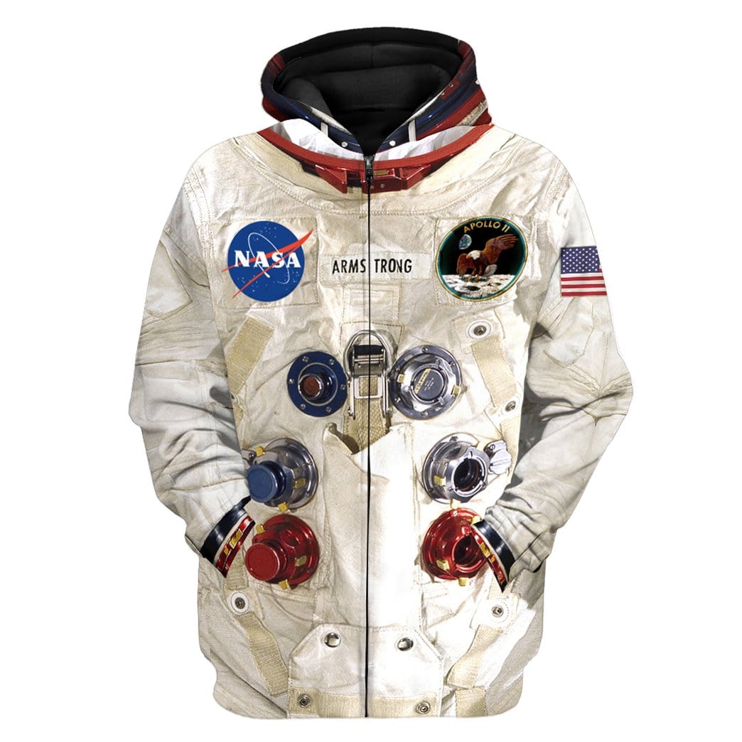 nasa hoodie sweatshirt beige