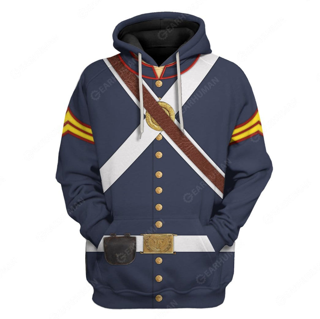 marine corps zippered hoodie