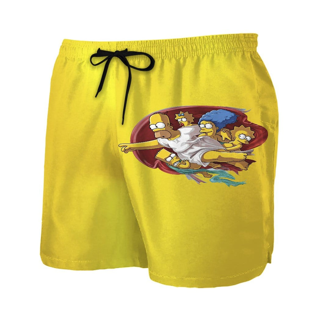 simpsons swim trunks