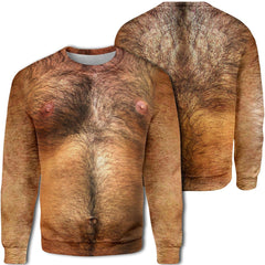 hairy guy hoodie