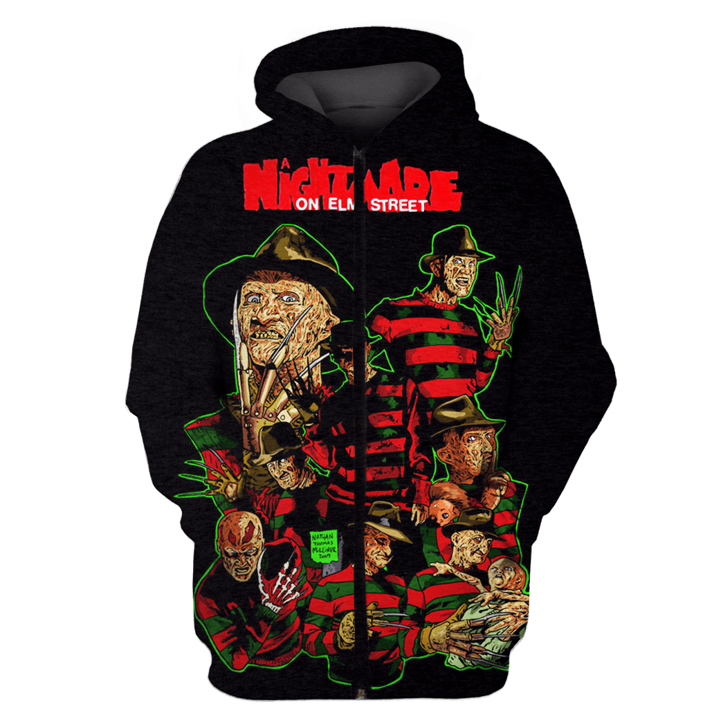 a nightmare on elm street hoodie