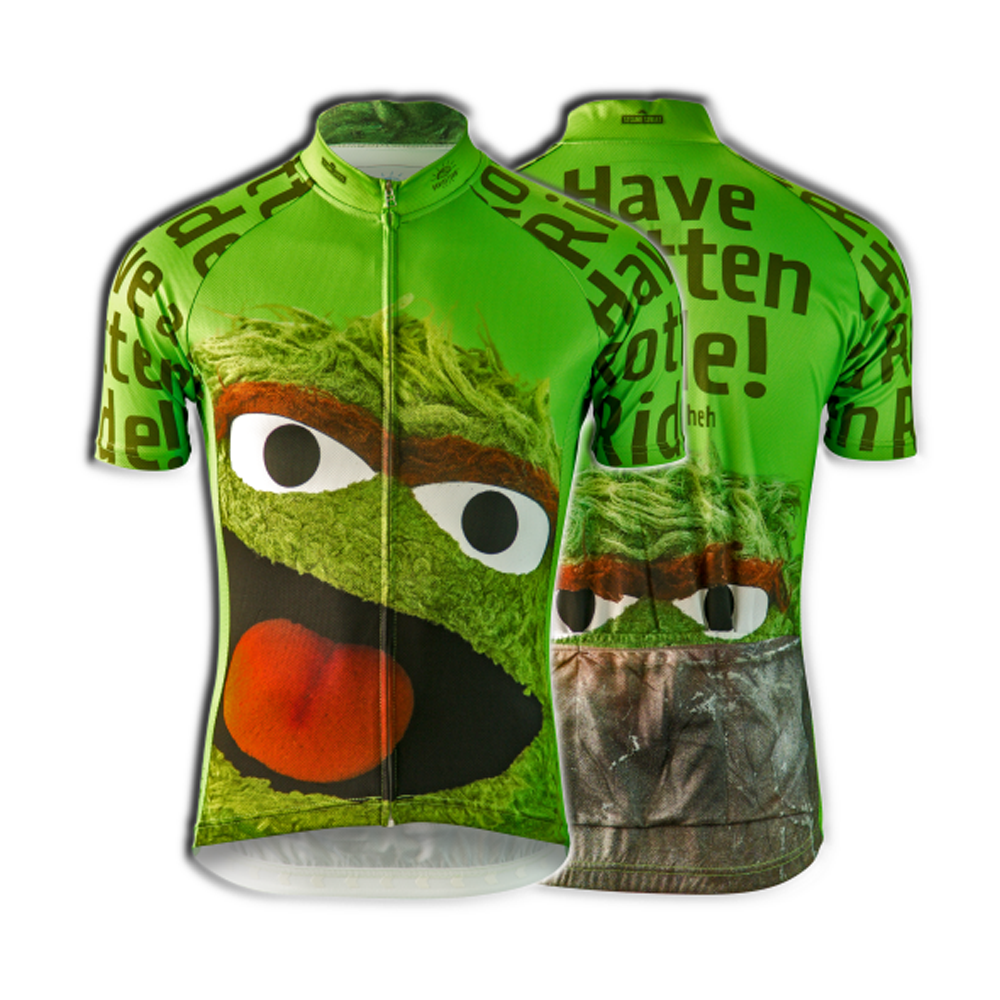 cookie monster bike jersey