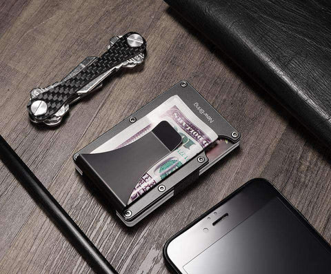 Dgitrends Money Clip Wallet RFID Anti Scan Minimalist Wallet