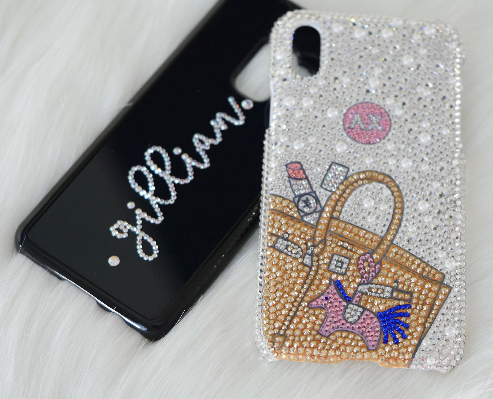 Crystal Iced Apple Iphone Xs Max Swarovski Personalised Crystal Case