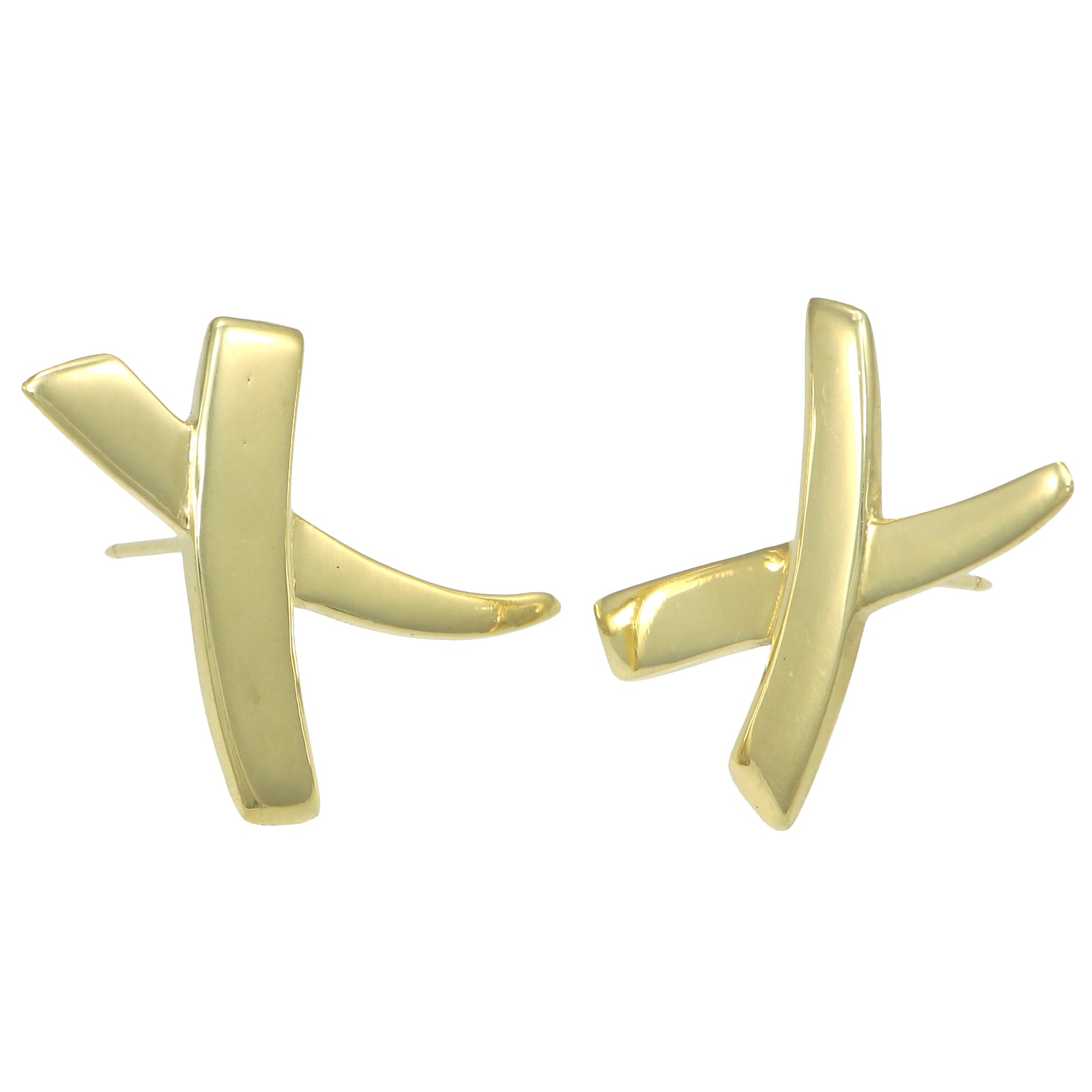 paloma picasso x earrings gold