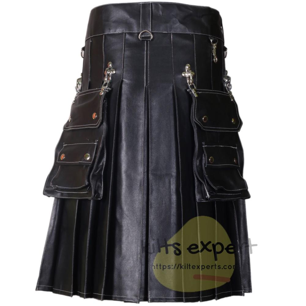 Leather Kilts for Men - Custom Made Genuine Leather Kilts – Kilt Experts