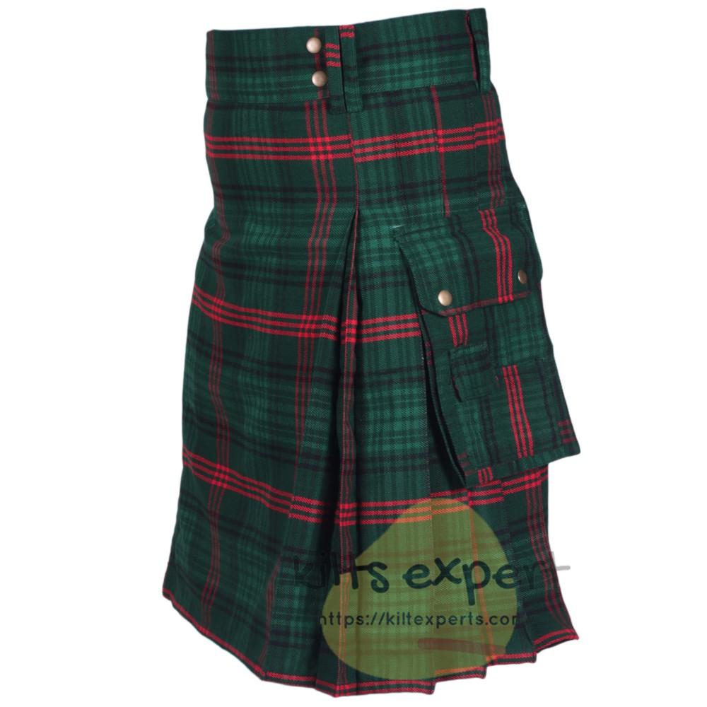 Rose Hunting Tartan Heavy 16Oz Utility Kilt | Buy kilts and kilt ...