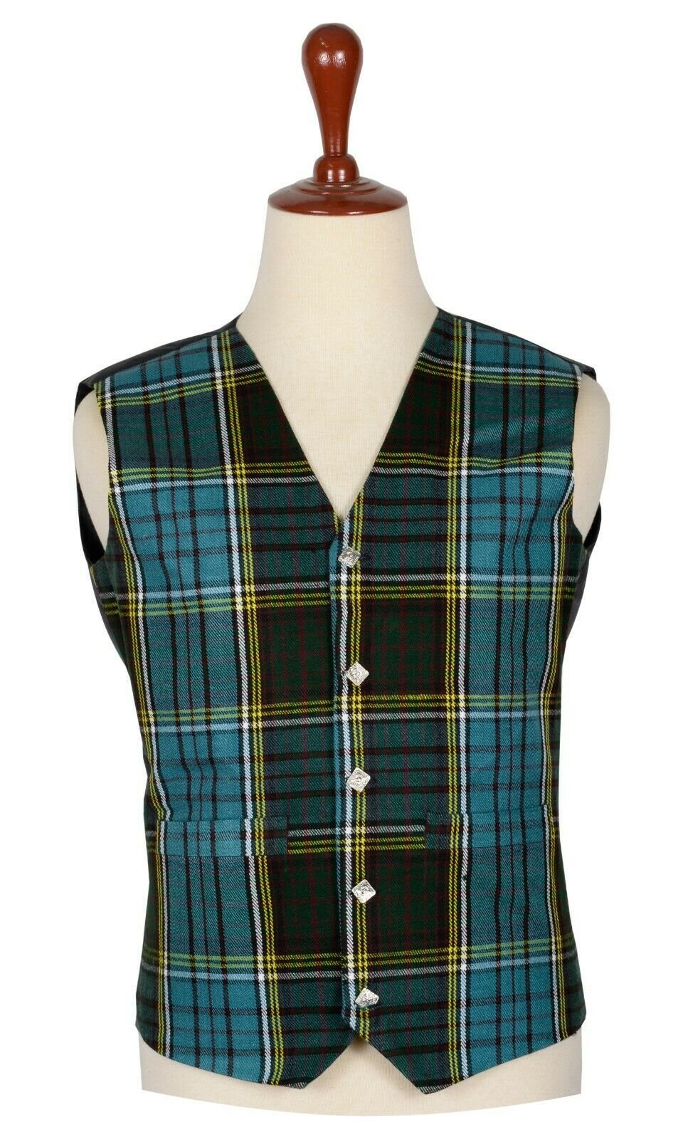 anderson tartan waistcoat