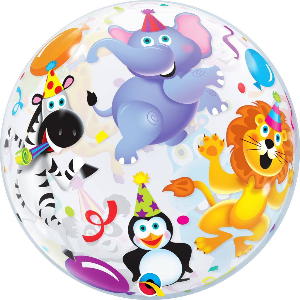 Party Animals Bubble Balloon - Qualatex – Balloonatics Designs