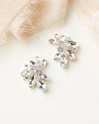 Dareth Colburn Wedding Blog | Shea Crystal Cluster Stud Earrings