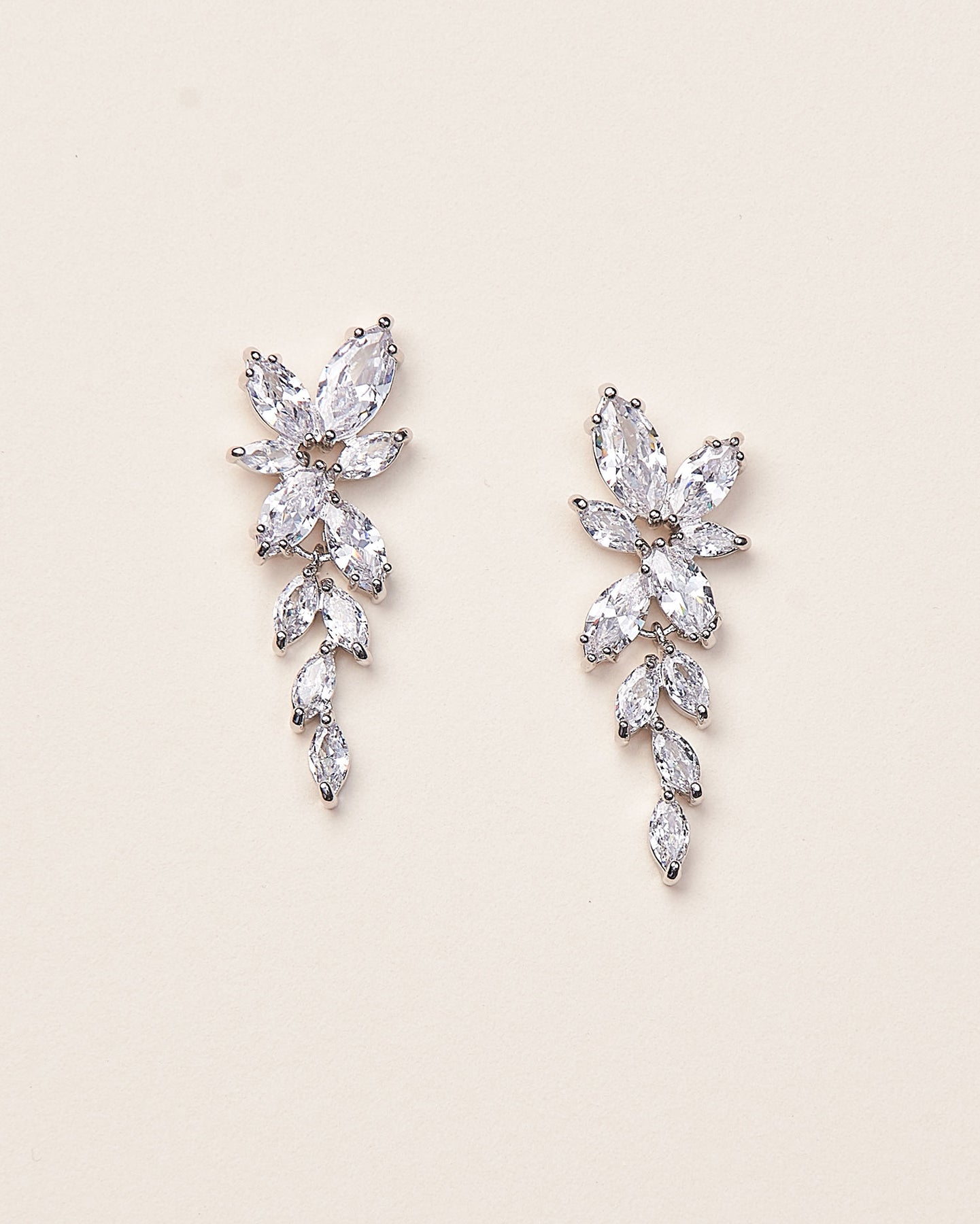 Nicole CZ Wedding Earrings - Shop Bridal Jewelry | Dareth Colburn