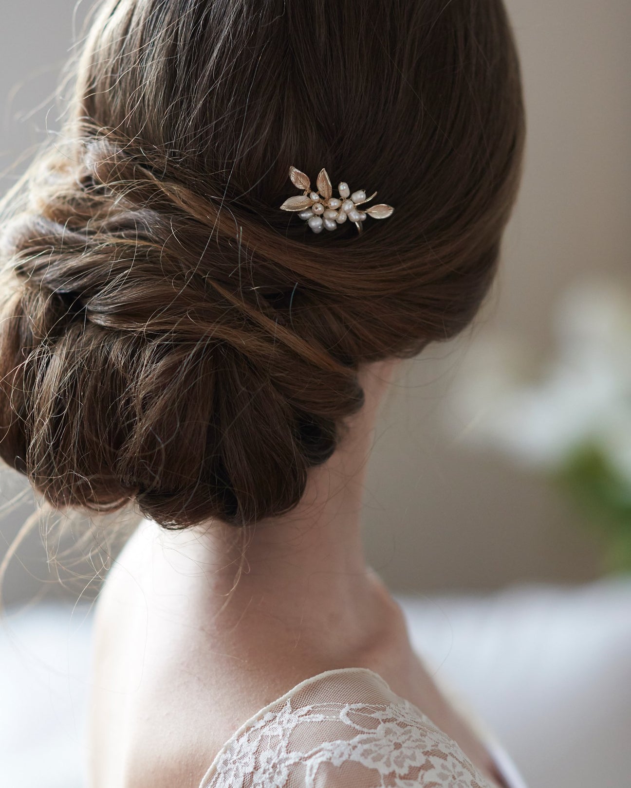 Briella Pearl Hair Pin - Shop Bridal Headpieces | Dareth Colburn